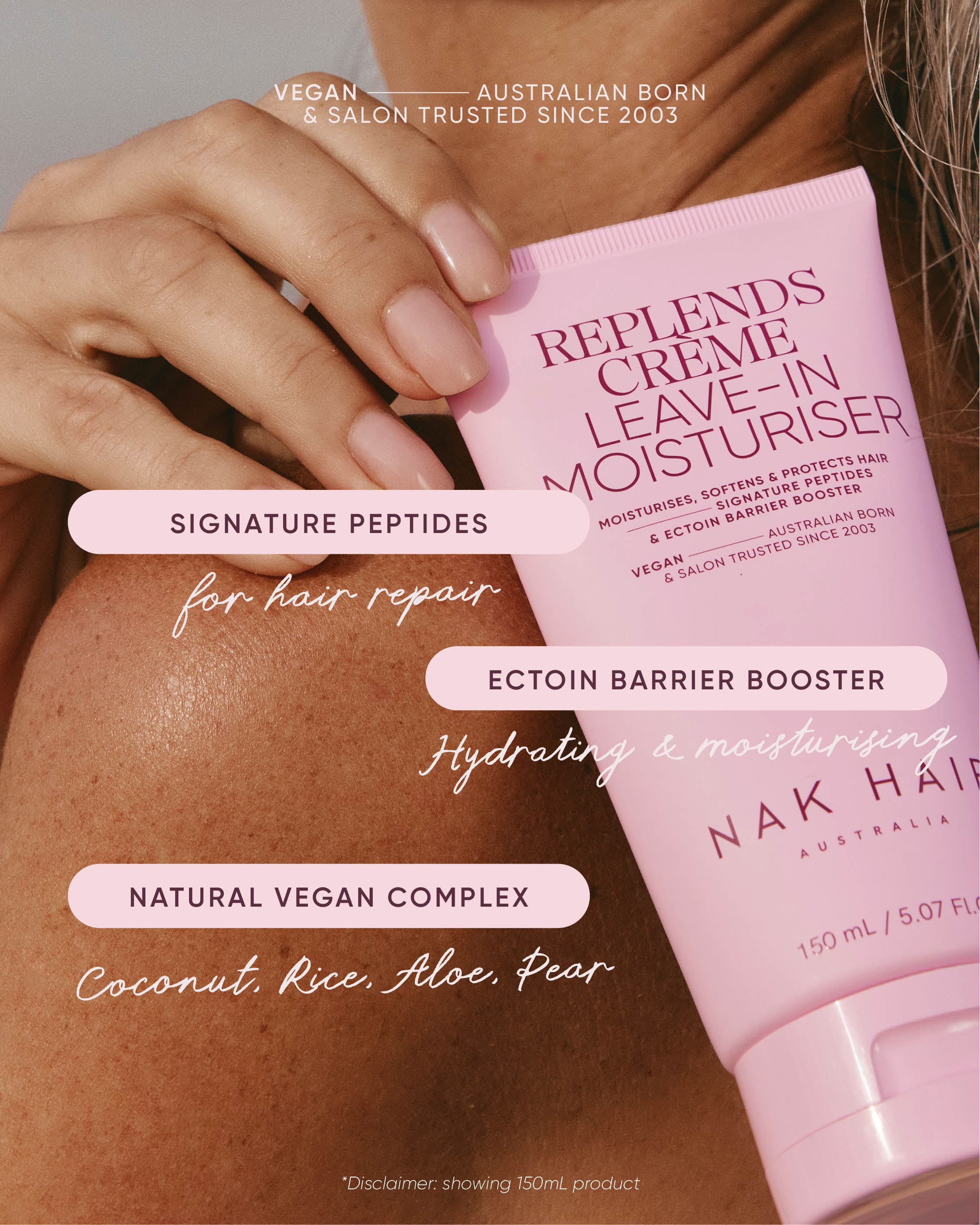 Replends Crème Leave-In Moisturiser Deluxe Size - Image 6
